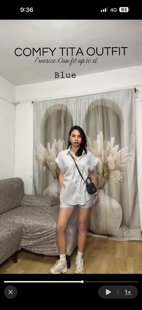 Comfy Tita Outfit — Blue